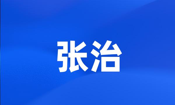 张治