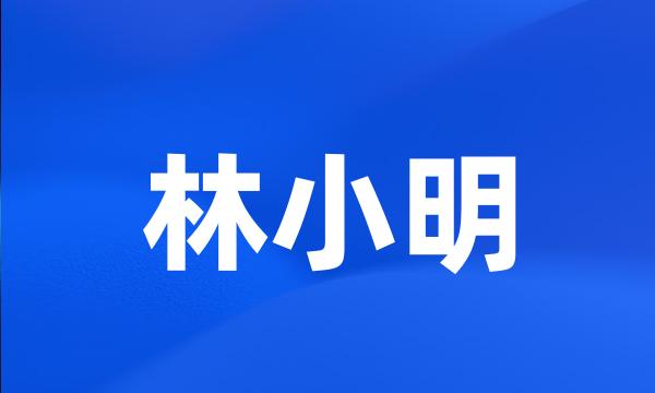 林小明