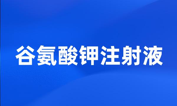 谷氨酸钾注射液