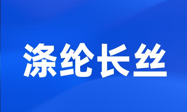 涤纶长丝