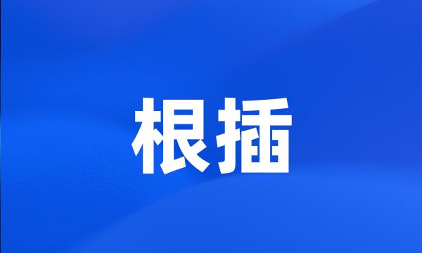 根插