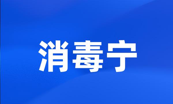 消毒宁