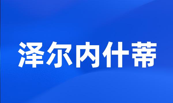 泽尔内什蒂