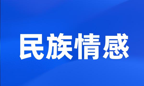 民族情感