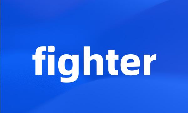 fighter
