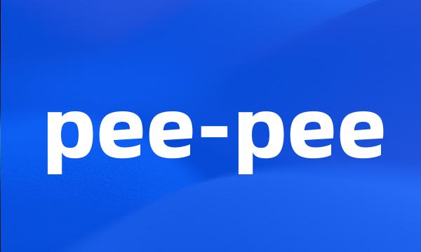 pee-pee