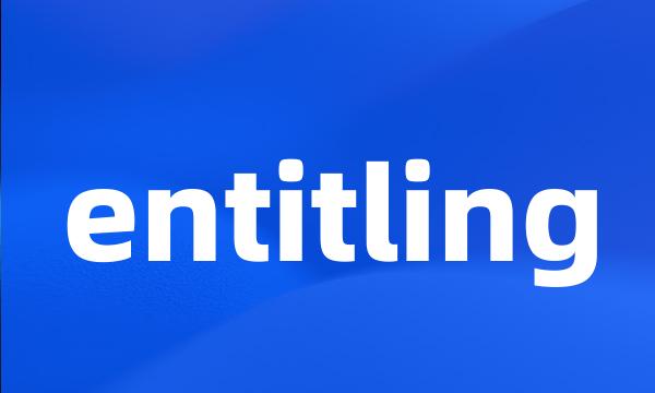 entitling