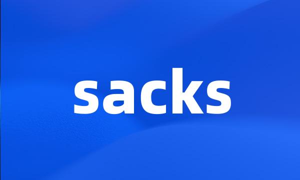 sacks