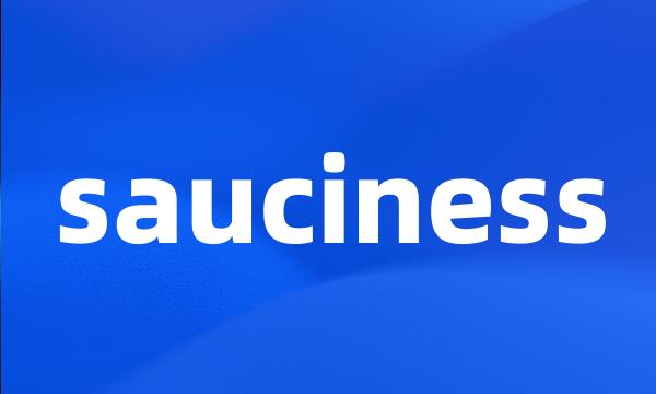 sauciness