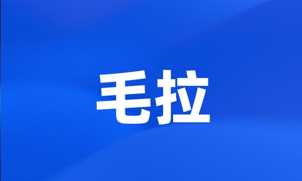 毛拉