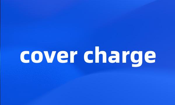 cover charge