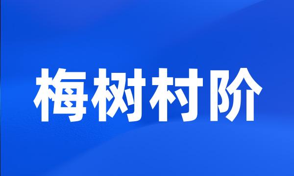 梅树村阶