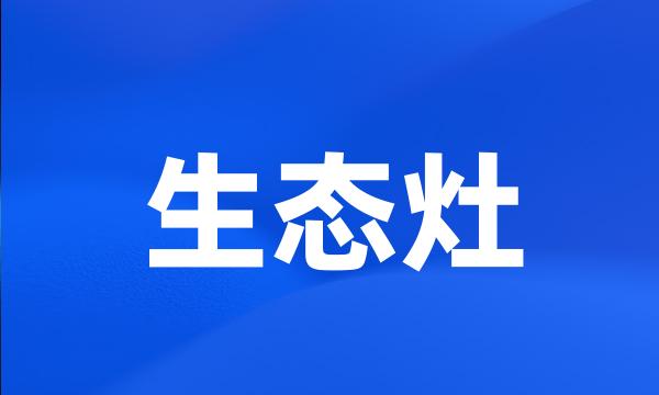 生态灶