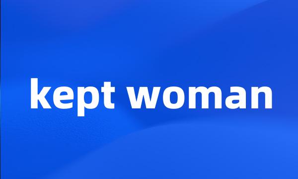 kept woman