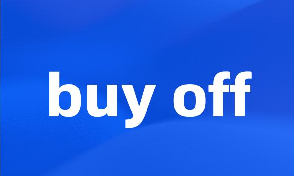 buy off