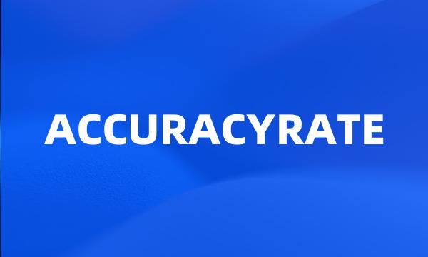 ACCURACYRATE