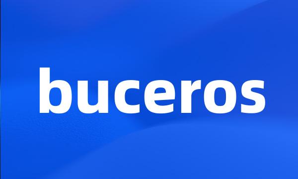 buceros