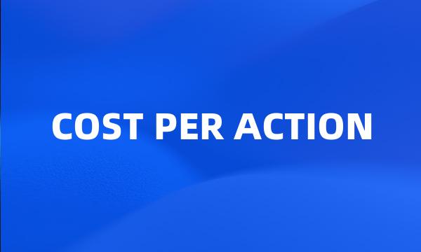 COST PER ACTION