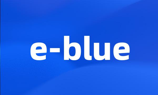 e-blue