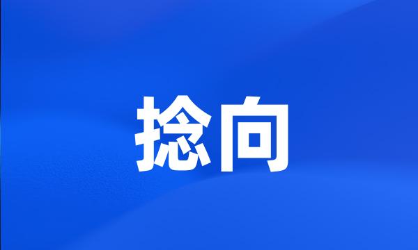 捻向