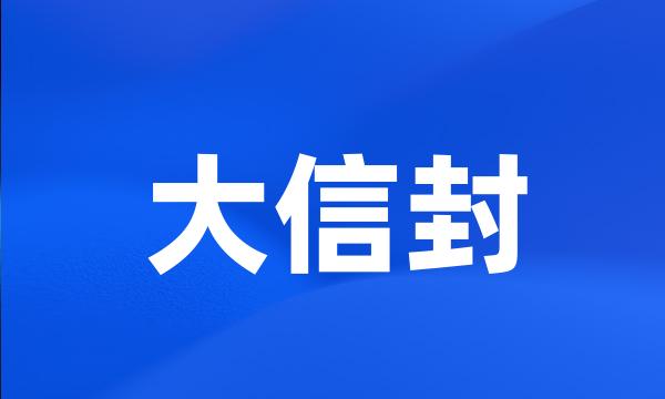 大信封