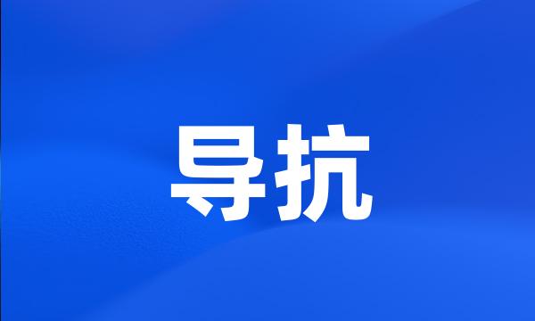 导抗