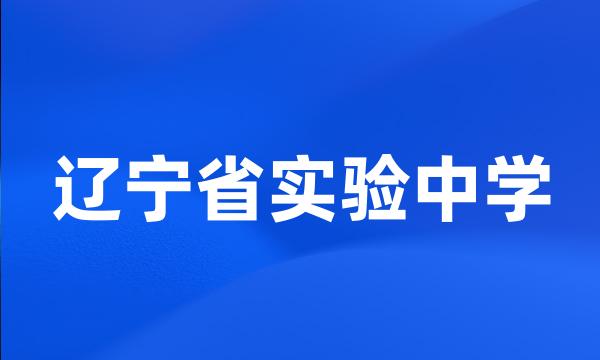 辽宁省实验中学