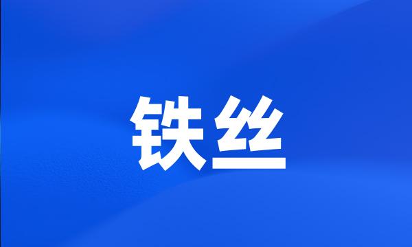 铁丝