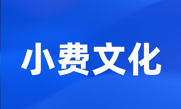 小费文化