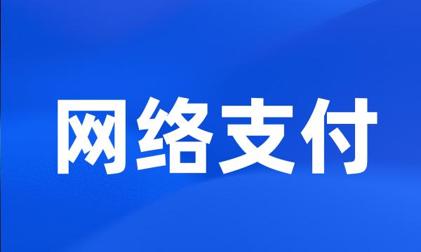 网络支付