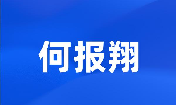 何报翔