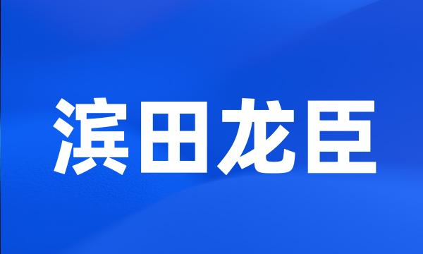 滨田龙臣