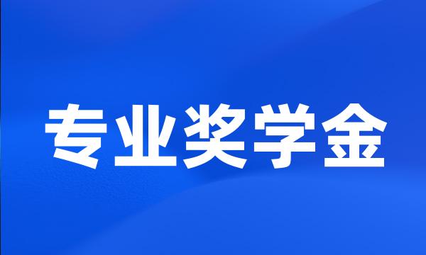 专业奖学金