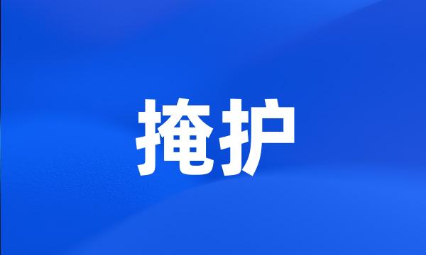 掩护