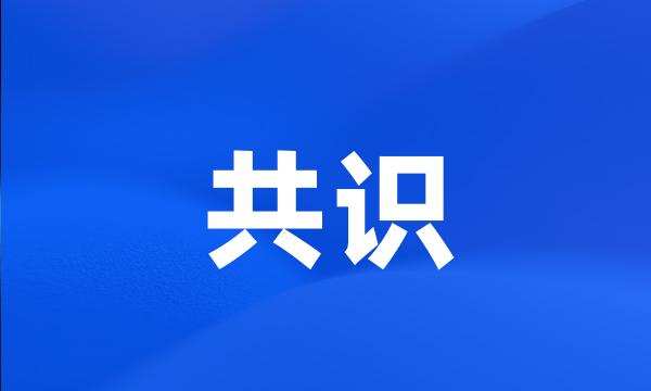 共识