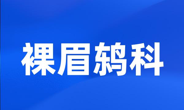 裸眉鸫科