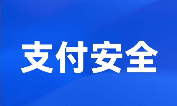 支付安全