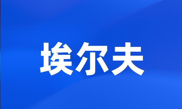 埃尔夫