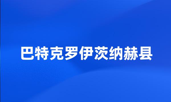 巴特克罗伊茨纳赫县