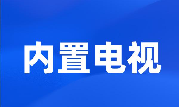 内置电视