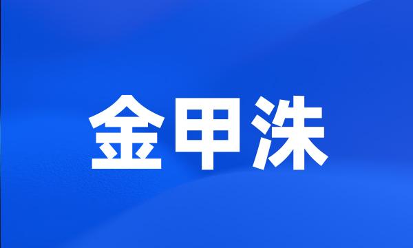 金甲洙