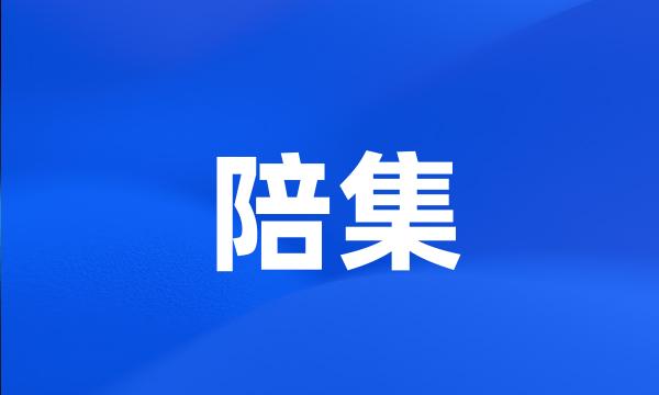 陪集