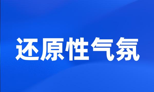 还原性气氛