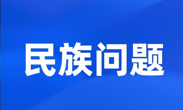 民族问题