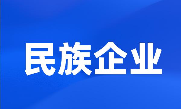 民族企业