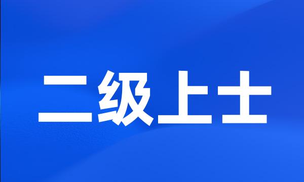 二级上士