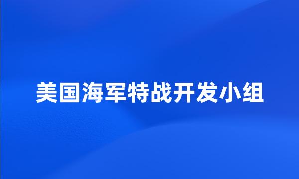 美国海军特战开发小组