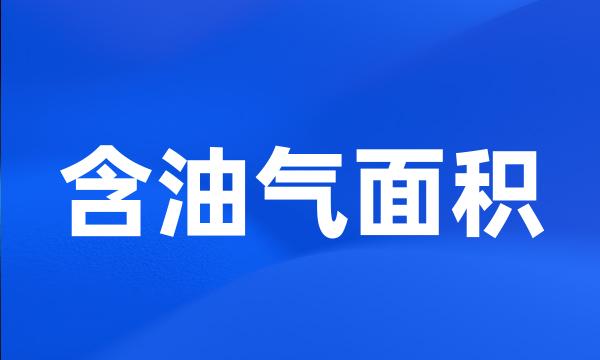 含油气面积