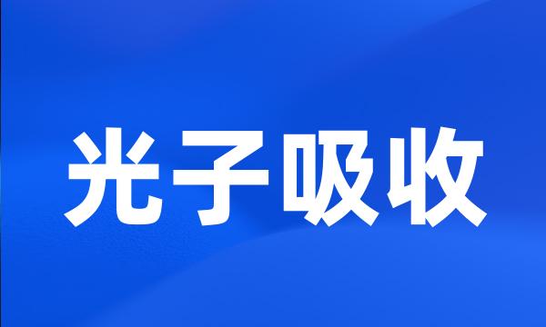 光子吸收