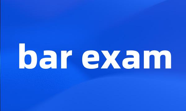 bar exam